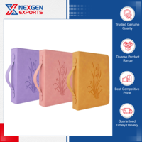 En stock – Qualité exceptionnelle – Étui à Bible personnalisable en cuir PU imperméable de style vintage pour femme – Grande taille – Plusieurs options