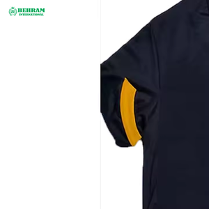 T-shirt décontracté pour homme en coton 100% de haute qualité, écologique, à séchage rapide, coupe ample, bicolore, respirant, anti-rides, 220g, été - Product Image 3