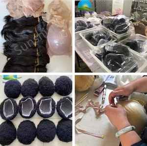 100% Ấn Độ tóc con người Topper Tóc Giả afro Jerry Curl sợi tóc cho người đàn ông da đen 1B grey afro 2mm hoặc 4mm toupee - Product Image 6