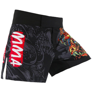 Meilleure vente MMA Shorts Polyester Made MMA Shorts Concevez votre propre logo Hommes MMA Shorts du Pakistan - Product Image 4