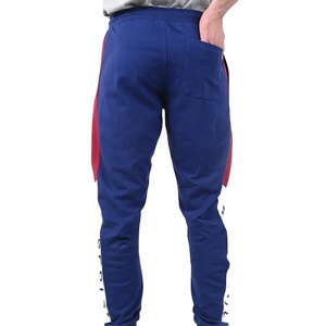 กางเกงและกางเกงขายาวสำหรับผู้ชายสวมใส่สบายผ้าคอตตอน100% ีเอสเตอร์ผ้าปะติดด้านข้างทำโลโก้แบบออกแบบได้ตาม2025 - Product Image 4