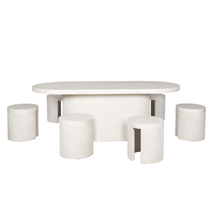 Bán buôn giá rẻ môi trường bê tông bàn ăn đá/đá cẩm thạch nội thất sân vườn Bê tông với in logo miễn phí - Product Image 1