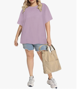 Camiseta de Manga Corta con Cuello Redondo para Mujer, Talla Grande, Sostenible, Fábrica de Bangladesh, Logotipo Personalizado al por Mayor, Nueva Llegada, Camiseta de Algodón - Product Image 4