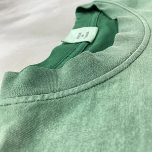 Venta al por mayor de ropa informal personalizada 100% algodón de gran tamaño Vintage lavado ácido sudaderas con capucha - Product Image 5