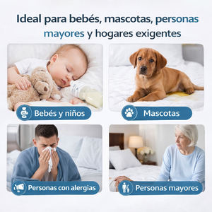 Protège-matelas matelassé imperméable 360° avec bande élastique, ajustement ferme pour matelas jusqu'à 30 cm de hauteur - Product Image 6