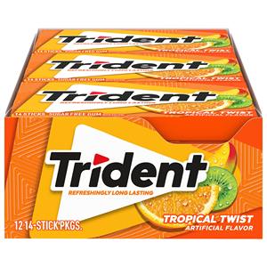Tridentt Tropical Twist Chewing-gum - Product Image 1