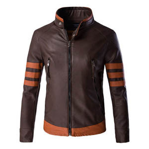 Chaqueta de Cuero para Hombre, Prenda Exterior Elegante e Informal, Elaborada con Líneas Limpias, Acabado Pulido y Atractivo Moderno - Product Image 1