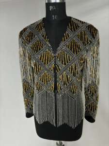 Juliette ชุดเดรสผ้าไหมปักด้วยมือคอวี, ชุดเดรสแขนกุดผ้าถัก - Product Image 5