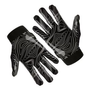 Gants de Football américain de haute qualité Protection des mains Gants de sport en cuir au doigt complet Logo personnalisé Hommes Femmes Vente en gros 2025 - Product Image 5