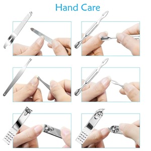 19 in 1 Professional Nail Clippers Pedicure Kit <b>Manicure</b> Tool Kit Stainless Steel Facial Grooming <b>Set</b> Kit Gift Idea <b>for</b> <b>Women</b> - Product Image 3