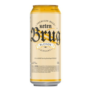 Keten Brug Champagne Style Lager <b>Beer</b> Blond 500ml Can 4.8% ABV - Product Image 1