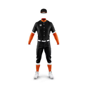 Uniformes de Béisbol Personalizados y Transpirables al por Mayor, Precio de Fábrica, Alta Calidad, 100% Poliéster, Uniformes de Béisbol Personalizados para Adultos - Product Image 1