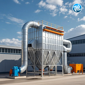 Systèmes de contrôle de la poussière de type sac à poussière extérieur Dmc 160Kw, collecteur de poussière central pour broyeurs - Product Image 5