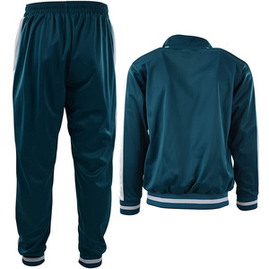Cotton <b>Polyester</b> <b>Tracksuit</b> For Men Full Sleeves With Stand Collar OEM Service Wholesale Rate Trending Men Sets Adjustable Fabric - Product Image 2