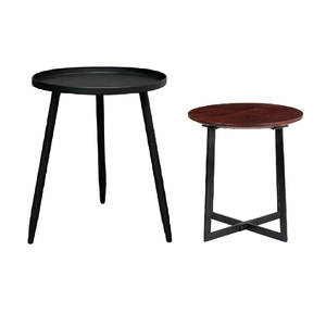 Mesa auxiliar de Metal con recubrimiento de polvo negro, mesa de centro de diseñador hecha a mano simple, Centro de Metal con estilo clásico - Product Image 5