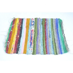 Alfombrilla de puerta de baño para decoración del hogar, alfombrilla India hecha a mano para el suelo, de colores, para decoración del hogar - Product Image 1