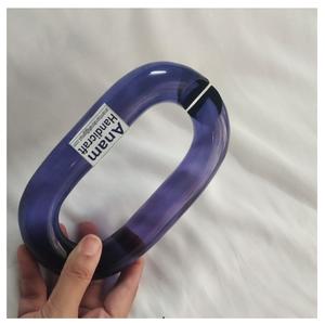 Adornos de Pared de Cadena Acrílica Modernos Personalizados, Hechos a Mano, Adornos Colgantes de Resina Modernos para Decoración del Hogar, Listos para el Festival Diwali - Product Image 1