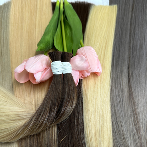 Extensiones de cabello a granel Raw Virgin Vietnam Hair Best Luxury Cutticle Aligned Virgin Brazzilian Human Hair - Product Image 4