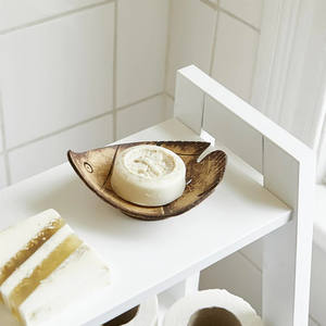 Customized logo Accepted <b>Coconut</b> Dish <b>Soap</b> Holder Non slip <b>Soap</b> Holders Kitchen Bathroom Decoration Wholesale Price - Product Image 3