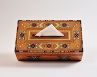 Aaliyan Impex - Caja de pañuelos de madera moderna hecha a mano, tamaño personalizado, cubierta impresa, organizador multiusos para coche, mesa o encimera
