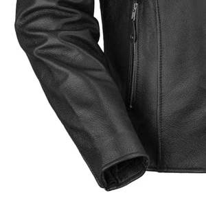 Vestes en cuir pour hommes Nouveau style vieilli en cuir d'agneau véritable de qualité supérieure à prix de gros pour l'extérieur - Product Image 4