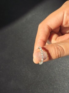 Anillo de diamantes de oro amarillo de 14K y 18K con diamantes cultivados en laboratorio, corte redondo y marquesa, banda de eternidad para mujer, joyería fina, regalo de boda - Product Image 5