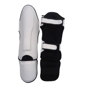 Protège-tibias de haute qualité pour l'entraînement au Muay Thai et au kickboxing, protection du cou-de-pied avec logo et couleur personnalisés, service OEM - Product Image 5