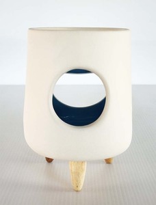 ที่อุ่นน้ำมันหอมระเหยทำมือรูปพีระมิดขาไม้ลาเวนเดอร์มิ้นท์กลิ่นชาสไตล์โมเดิร์นมีกลิ่นหอมทำมือทำจากเซรามิกสำหรับบ้านที่หรูหรา - Product Image 5