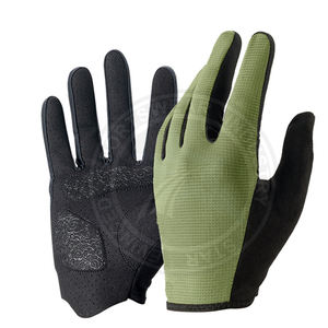 Gants de vélo en cuir respirant de haute qualité à doigts entiers avec coque en fibre de carbone personnalisable pour VTT tout-terrain, VTT, moto tout-terrain - Product Image 6