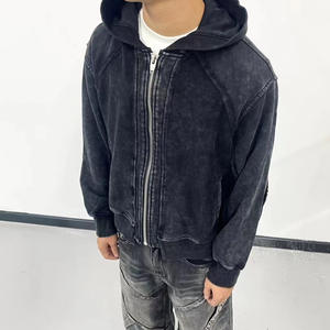 เสื้อโค้ทมีฮู้ดลายพรางของผู้ชายเสื้อสเวตเตอร์ขนเฟอร์ปักลายพรางซักได้เสื้อสเวตเตอร์ฤดูหนาวสไตล์อเมริกันสตรีท - Product Image 4