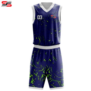 Camisetas de baloncesto sublimación personalizadas al por mayor, ropa de baloncesto transpirable de secado rápido, uniformes de baloncesto para jóvenes - Product Image 1