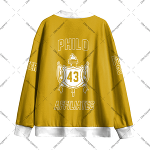 Cárdigan Bordado Informal de Invierno de la Hermandad Sigma Gamma Rho Philo |   100% Algodón para Mujer |   Ropa Personalizada para Eventos - Product Image 2