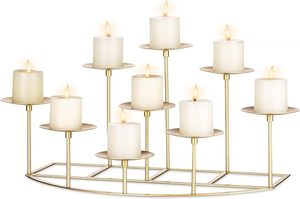 Decoraciones navideñas para fiestas de bodas, portavelas de té recién llegado, molde de luz de vela de Metal en hierro - Product Image 2
