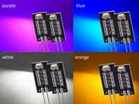 HYUGA Nueva Luz Ambiental LED de 12V 0.7W de Repuesto Compatible con la Serie 5 F10/F11 (Paquete de 2) 2010-2017
