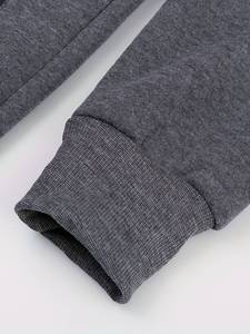 Vente en gros 100% sweats à capuche en molleton de coton pour hommes sweats imprimés poids lourd fermeture éclair complète cordons respirants bloc de couleur - Product Image 5