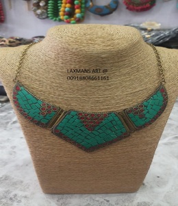 Collar de moda collar tibetano diseños tibetanos de moda collar de la India con cuentas collar tibetano de moda al por mayor - Product Image 5