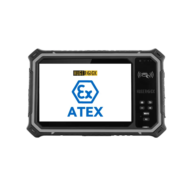 HUGEROCK T80EX8インチ産業用防水ip67atex18900mAh大容量バッテリー1000nitnfcリーダーモジュール頑丈なタブレットPC