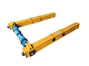 Carro de Extremo de Viga Simple Tipo Europeo, Capacidad de 5 Toneladas, 14m de Vano, Caja de Engranajes ELECON y Motor DC ABB, Freno de Disco (EMCO) - Product Image 3