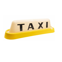 Tira de Luces LED para Taxi de PVC Amarillo Personalizada DG, Alta Visibilidad, Fácil Instalación, Ajuste Universal, Garantía de 3 Años, Vacío
