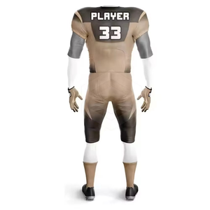 Venta caliente mejor uniforme de fútbol americano con mangas cortas nuevo diseño OEM fabricación a precio competitivo - Product Image 3