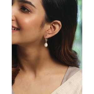 Pendientes de perlas con diseño de gota de perla real - Product Image 4