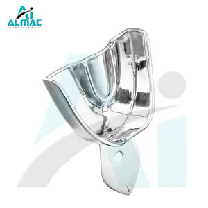 Bandejas de impresión para implantes dentales manuales de acero inoxidable ALMAC OEM, instrumentos quirúrgicos para impresión dental con logotipo personalizado - Product Image 4