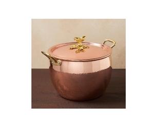 Chauffe-plats en cuivre du fabricant Casseroles en métal Accessoires de cuisine pour cuisinière à induction Marmites à soupe d'hôtel - Product Image 1