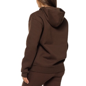 Sudadera con capucha de algodón 100% de peso pesado de alta calidad, sudaderas con capucha con logotipo personalizado, Sudadera con capucha de gran tamaño para mujer 2026 - Product Image 6