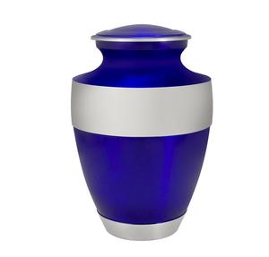 การเผาพลอยพิวเตอร์สีน้ำเงินเข้มสำหรับผู้ใหญ่โกศแบบกำหนดเองสลักขนาดสำหรับผู้ใหญ่ - Product Image 6