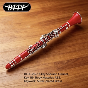<span class=keywords><strong>Clarinetto</strong></span> Professionale in Sib a 17 Tasti con Corpo in Bakelite e ABS, Kit di Pulizia Personalizzabile per Studenti e Principianti (TFCL-711) - Product Image 6
