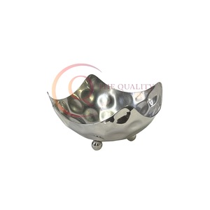 Tazón de Acero Inoxidable con Diseño Martillado Moderno para Servir Chocolate y Uso en Fiestas, Apto para Lavavajillas, Duradero, para el Hogar y Hoteles - Product Image 2