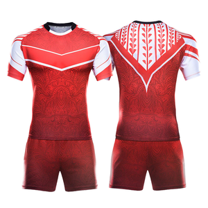 Maillots de sport respirants à manches courtes de qualité supérieure en polyester, séchage rapide, antibactériens, personnalisés pour le rugby et le football - Product Image 6