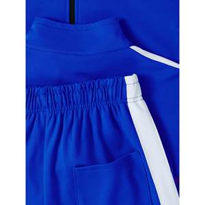 Ensemble de survêtement 2 pièces unisexe haut de gamme pour homme, décontracté, couleur unie, automne, avec sweat à capuche et pantalon de jogging, personnalisable, pour la gym, le fitness et le sport, grandes tailles - Product Image 4