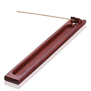 Quemador de Incienso de Madera para Meditación y Yoga, Soporte para Varillas de Incienso, Recolector de Cenizas, Porta Incienso Redondo de Madera - Product Image 2